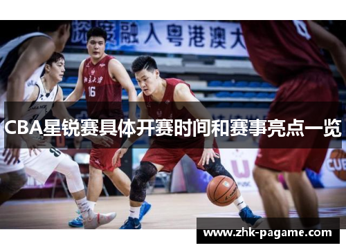 CBA星锐赛具体开赛时间和赛事亮点一览